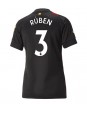 Manchester City Ruben Dias #3 Auswärtstrikot für Frauen 2022-23 Kurzarm